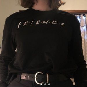 long sleeve “friends” sweater